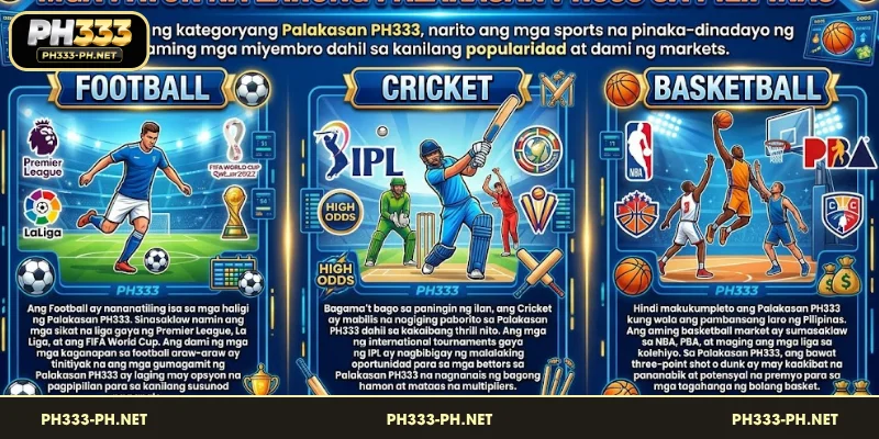 Inirerekomenda ang mga produkto ng Palakasan PH333