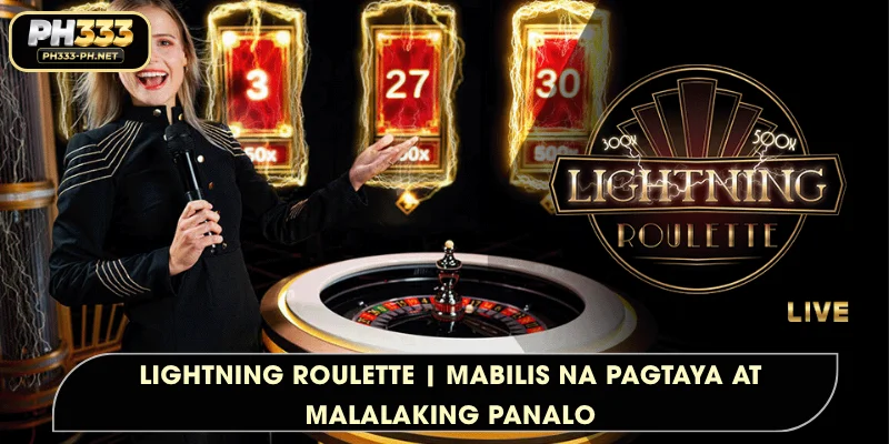 Lightning Roulette | Mabilis na Pagtaya at Malalaking Panalo