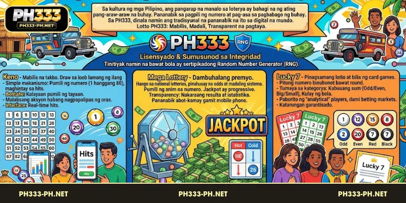 Mga Inirerekomendang Laro sa Lotto PH333
