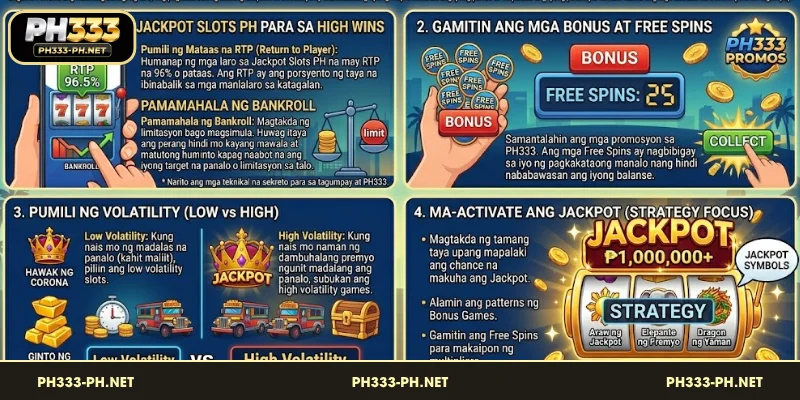 Mga Paraan sa Jackpot Slots PH para sa High Wins