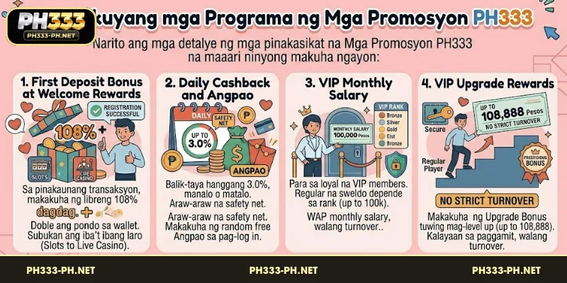 Mga Promosyon PH333 para sa mga Manlalaro