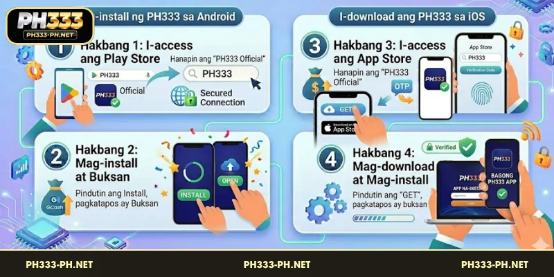 Step-by-step na Paraan para I download ang PH333